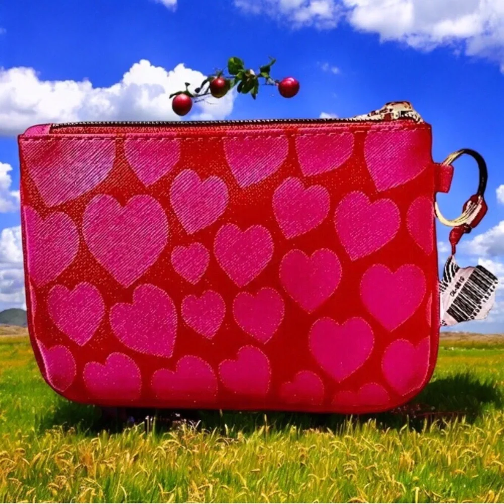 Dabney Lee Make-Up Coin Purse Bag Hash Tag # LOVE YOU